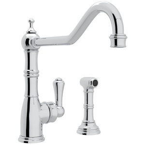 RU4747APC2 Edwardian Single Handle Kitchen Faucet - Polished Chrome RU4747APC2 Edwardian Single Handle Kitchen Faucet - Polished Chrome