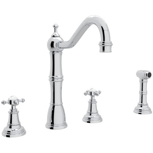 RU4775XAPC2 Edwardian Two-Handle Kitchen Faucet - Polished Chrome RU4775XAPC2 Edwardian Two-Handle Kitchen Faucet - Polished Chrome