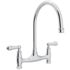 RU4791LAPC2 Georgian Era Two-Handle Kitchen Faucet - Polished Chrome RU4791LAPC2 Georgian Era Two-Handle Kitchen Faucet - Polished Chrome