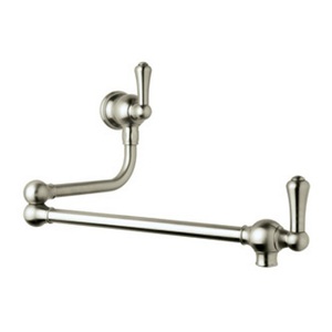 RU4799LSSTN2 Georgian Era Pot Filler Kitchen Faucet - Satin Nickel RU4799LSSTN2 Georgian Era Pot Filler Kitchen Faucet - Satin Nickel