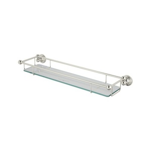 RU6953PN Edwardian Vanity Shelf Bathroom Accessory - Polished Nickel RU6953PN Edwardian Vanity Shelf Bathroom Accessory - Polished Nickel