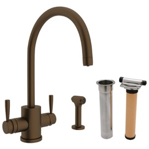 RUKIT12931LSEB2 Holborn Water Filtration Faucet Kitchen Faucet - English Bronze RUKIT12931LSEB2 Holborn Water Filtration Faucet Kitchen Faucet - English Bronze