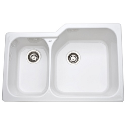 R633900 Allia White Color Undermount Double Bowl Kitchen Sink R633900 Allia White Color Undermount Double Bowl Kitchen Sink At Fergusonshowrooms Com