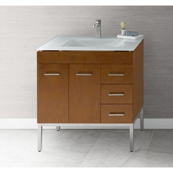 R0370316LH01 Venus Vanity Base Bathroom Vanity - Dark Cherry R0370316LH01 Venus Vanity Base Bathroom Vanity - Dark Cherry