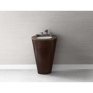 R034723H01/R3670238Q27/R200555 Leonie Up to 24" Bathroom Vanity - Dark Cherry / Grand Green TechStone R034723H01/R3670238Q27/R200555 Leonie Up to 24" Bathroom Vanity - Dark Cherry / Grand Green TechStone