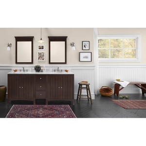 R0505304F07 Hampton Vanity Base Bathroom Vanity - Vintage Walnut R0505304F07 Hampton Vanity Base Bathroom Vanity - Vintage Walnut