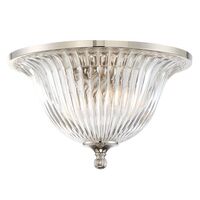 Flush Mount Ceiling Light 14" Width