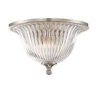 Flush Mount Ceiling Light 14" Width