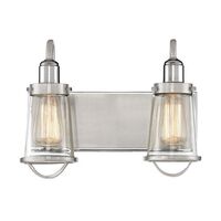 Bathroom Lighting (2 Bulbs) 13-1/2" Width Bathroom Lighting (2 Bulbs) 13-1/2" Width