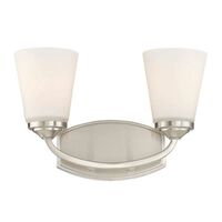 Bathroom Lighting (2 Bulbs) 13-1/2" Width Bathroom Lighting (2 Bulbs) 13-1/2" Width