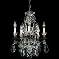 Mini Chandelier 14-1/2" Width Mini Chandelier 14-1/2" Width