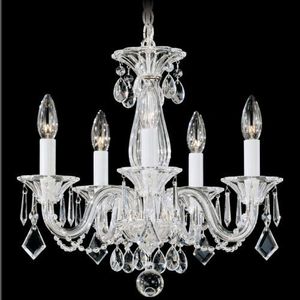 S6995CL Allegro Mini Chandelier - Polished Silver / Clear S6995CL Allegro Mini Chandelier - Polished Silver / Clear