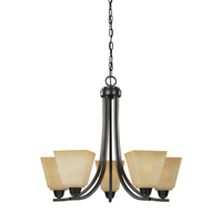Mini Chandelier 24-3/4" Width Mini Chandelier 24-3/4" Width