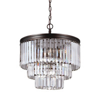 Mini Chandelier 18-1/8" Width Mini Chandelier 18-1/8" Width