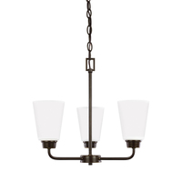 Mini Chandelier 17-4/5" Width