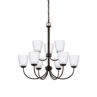 Mid Sized Chandelier 27-4/5" Width