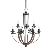 Mid Sized Chandelier 27" Width