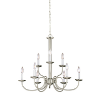 Mid Sized Chandelier 27-3/4" Width