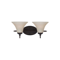 Bathroom Lighting (2 Bulbs) 17-1/2" Width Bathroom Lighting (2 Bulbs) 17-1/2" Width