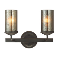 Bathroom Lighting (2 Bulbs) 14-1/4" Width Bathroom Lighting (2 Bulbs) 14-1/4" Width
