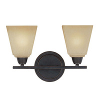 Bathroom Lighting (2 Bulbs) 14-2/3" Width