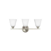 Bathroom Lighting (3 bulbs) 23-4/5" Width