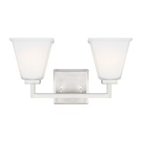 Bathroom Lighting (2 Bulbs) 16-1/8" Width Bathroom Lighting (2 Bulbs) 16-1/8" Width