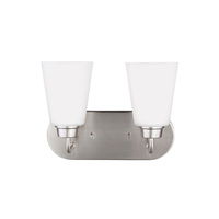 Bathroom Lighting (2 Bulbs) 12" Width Bathroom Lighting (2 Bulbs) 12" Width