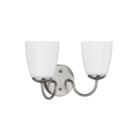 Bathroom Lighting (2 Bulbs) 13-1/4" Width Bathroom Lighting (2 Bulbs) 13-1/4" Width