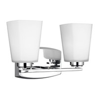Bathroom Lighting (2 Bulbs) 13-1/4" Width Bathroom Lighting (2 Bulbs) 13-1/4" Width