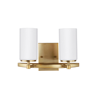 Bathroom Lighting (2 Bulbs) 13-1/5" Width