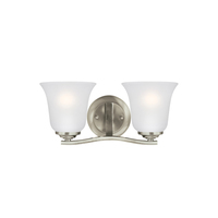 Bathroom Lighting (2 Bulbs) 14-2/3" Width