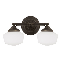 Bathroom Lighting (2 Bulbs) 17-1/4" Width Bathroom Lighting (2 Bulbs) 17-1/4" Width