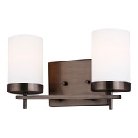 Bathroom Lighting (2 Bulbs) 14" Width Bathroom Lighting (2 Bulbs) 14" Width