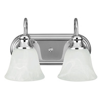 Bathroom Lighting (2 Bulbs) 12-7/16" Width Bathroom Lighting (2 Bulbs) 12-7/16" Width