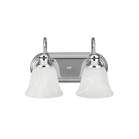 Bathroom Lighting (2 Bulbs) 12-1/2" Width Bathroom Lighting (2 Bulbs) 12-1/2" Width