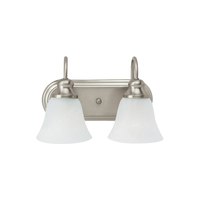 Bathroom Lighting (2 Bulbs) 12-1/2" Width Bathroom Lighting (2 Bulbs) 12-1/2" Width