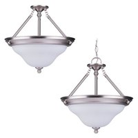 Semi Flush Mount 15-1/4" Width Semi Flush Mount 15-1/4" Width