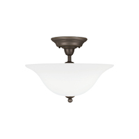 Semi Flush Mount 15-3/4" Width
