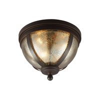 Flush Mount Ceiling Light 14-1/4" Width
