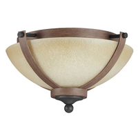 Flush Mount Ceiling Light 15-1/4" Width
