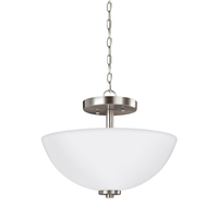 Semi Flush Mount 13-1/2" Width