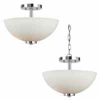 Semi Flush Mount 13-1/2" Width