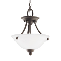 Semi Flush Mount 12-1/2" Width