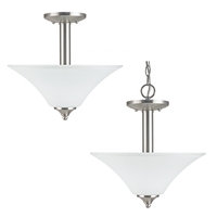 Semi Flush Mount 13-1/4" Width Semi Flush Mount 13-1/4" Width