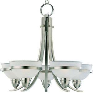 S31115962 Eternity Mid Sized Chandelier Chandelier - Brushed Nickel S31115962 Eternity Mid Sized Chandelier Chandelier - Brushed Nickel