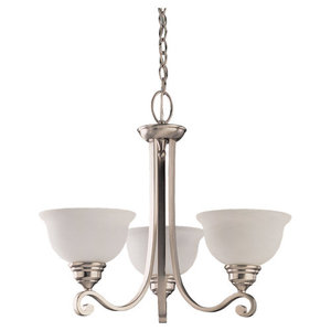 S31190962 Serenity Mini Chandelier - Brushed Nickel S31190962 Serenity Mini Chandelier - Brushed Nickel