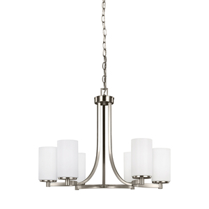 GL3139106EN3962 Hettinger Mini Chandelier - Brushed Nickel GL3139106EN3962 Hettinger Mini Chandelier - Brushed Nickel