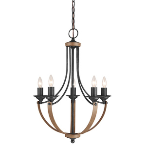 GL3280405846 Corbeille Mini Chandelier - Stardust / Cerused Oak GL3280405846 Corbeille Mini Chandelier - Stardust / Cerused Oak