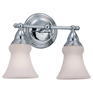 GL4012405 Sagemore 2 Bulb Bathroom Lighting - Chrome GL4012405 Sagemore 2 Bulb Bathroom Lighting - Chrome